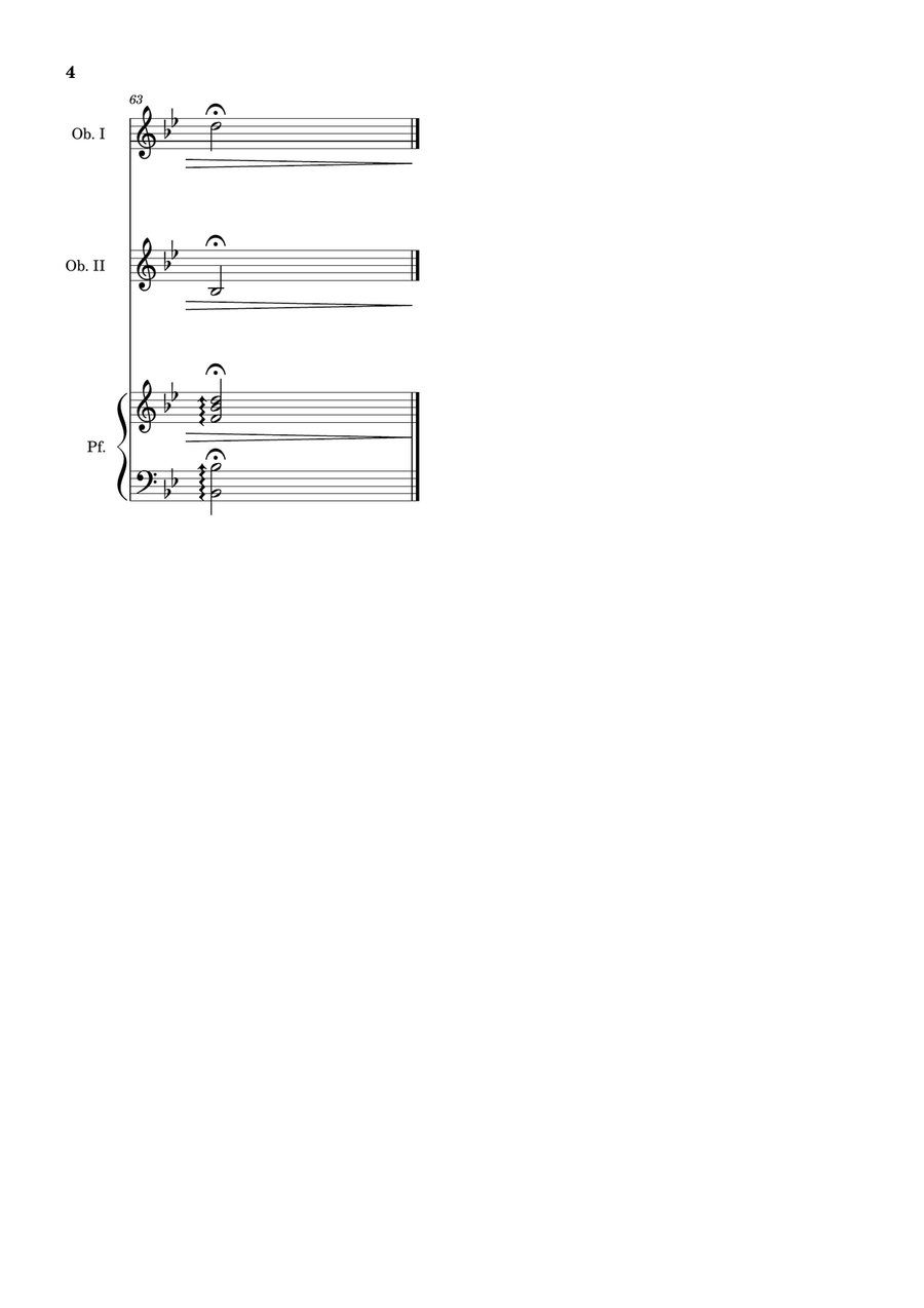 Bridal Chorus. R. Wagner - Oboe Duet and Piano. Score and Parts. Woodwind Duet scores gallery preview page 4