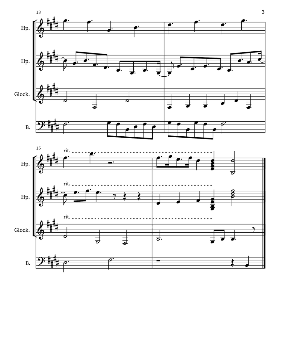 Prayerful Muse 48 Small Ensemble scores gallery preview page 3