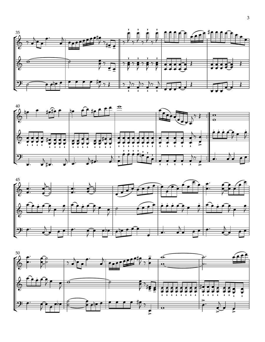 He-Man And The Masters Of The Universe String Trio scores gallery preview page 3