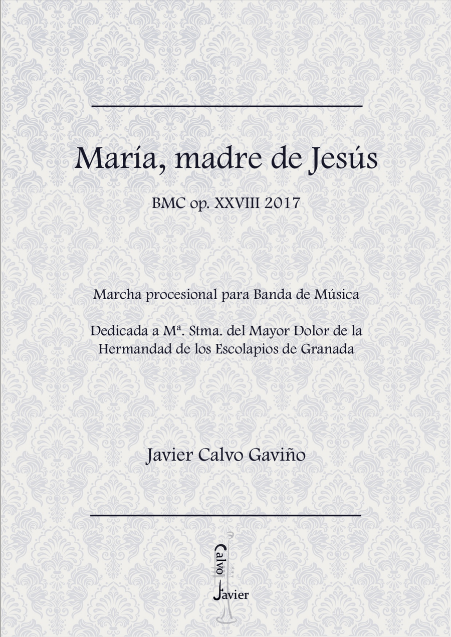 María, madre de Jesús María, madre de Jesús Concert Band scores gallery preview page 1