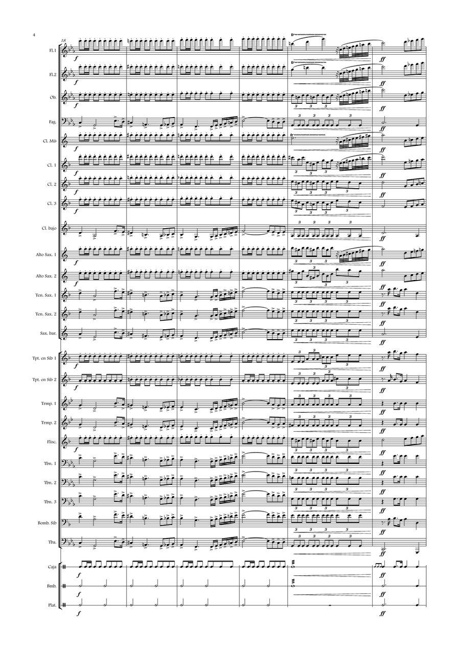 María, madre de Jesús María, madre de Jesús Concert Band scores gallery preview page 4