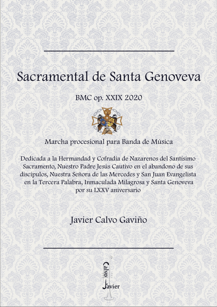 Sacramental de Santa Genoveva Concert Band scores gallery preview page 1