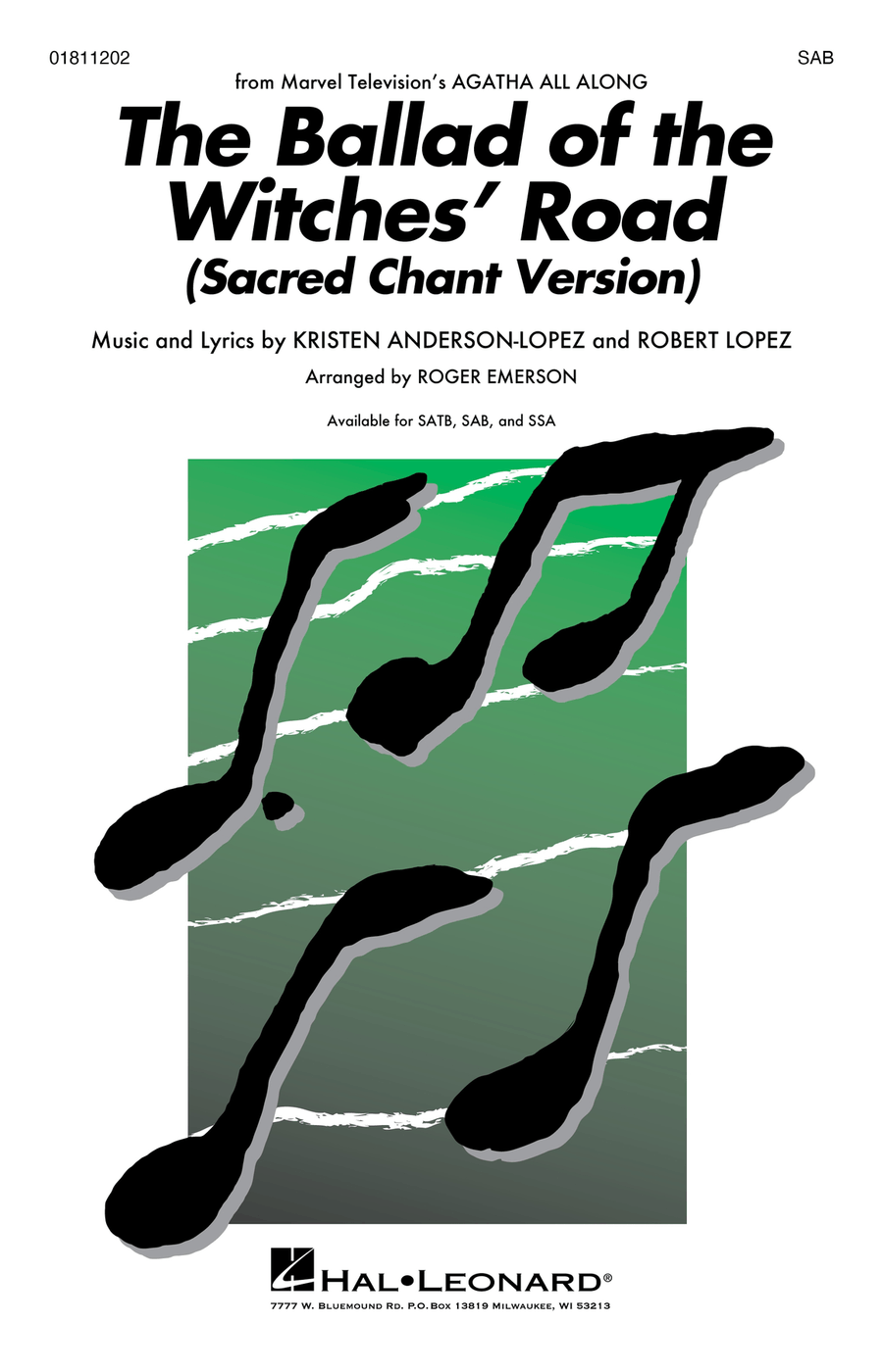 The Ballad Of The Witches' Road (sacred Chant Version) 3-Part scores gallery preview page 1