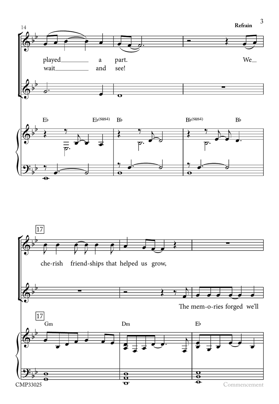 Commencement Two Part 2-Part scores gallery preview page 5