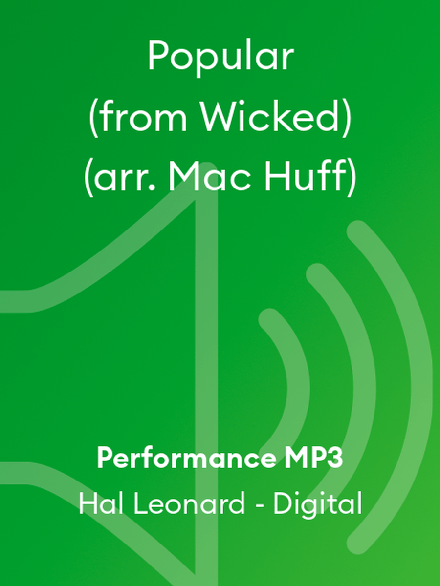 Popular (from Wicked) (arr. Mac Huff) Choir scores gallery preview page 1