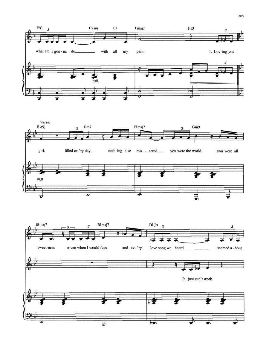 What Am I Gonna Do Without You? (from Golden Boy) Voice scores gallery preview page 2