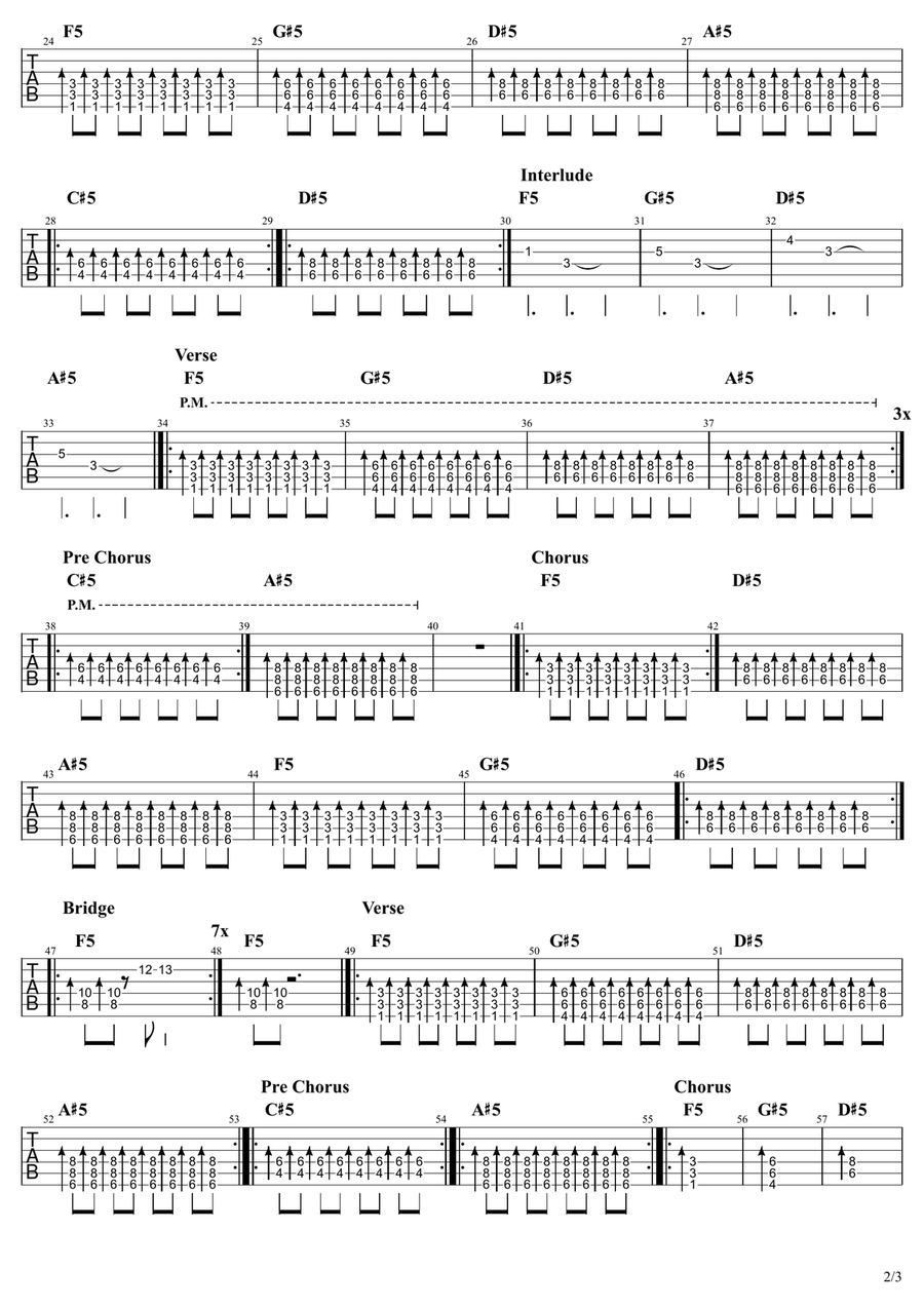New Divide New Divide Acoustic Guitar scores gallery preview page 2