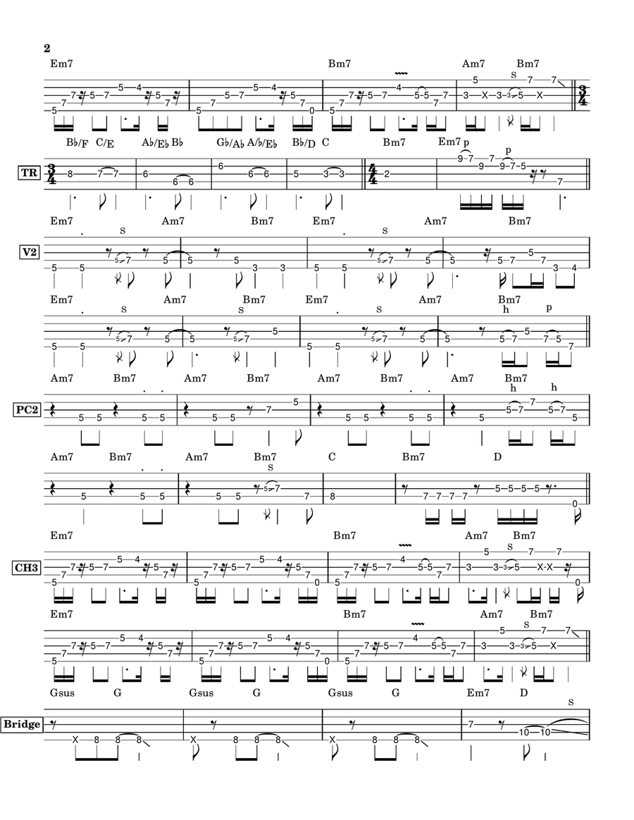 Bop 'til You Drop Bop 'til You Drop Acoustic Guitar scores gallery preview page 3