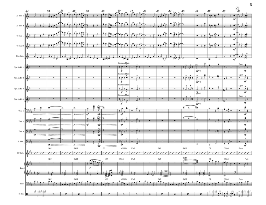 Another Day Of Sun Another Day Of Sun Jazz Ensemble scores gallery preview page 3