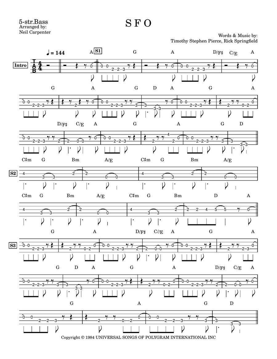 S.f.o. S.f.o. Acoustic Guitar scores gallery preview page 2