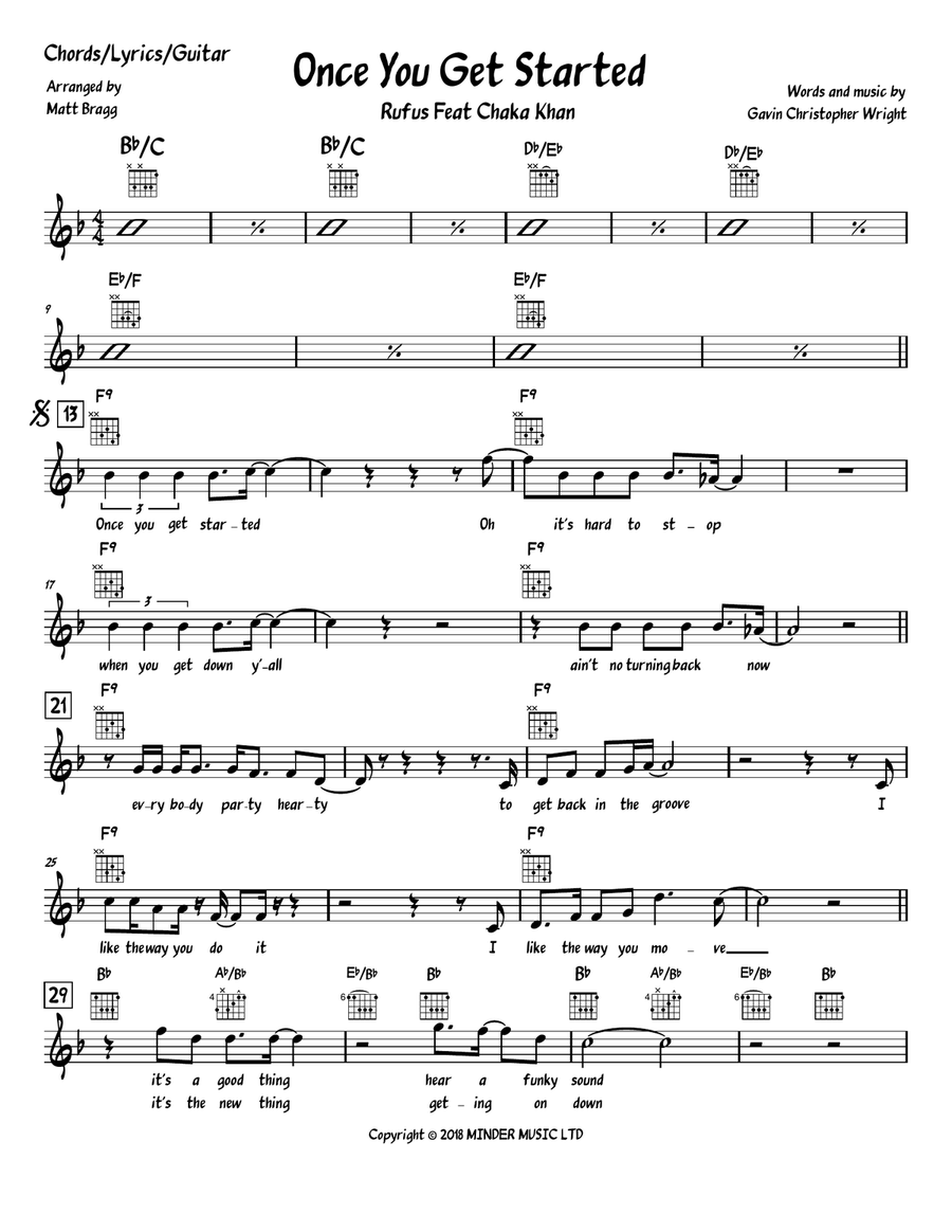 Once You Get Started Once You Get Started Piano, Vocal scores gallery preview page 2