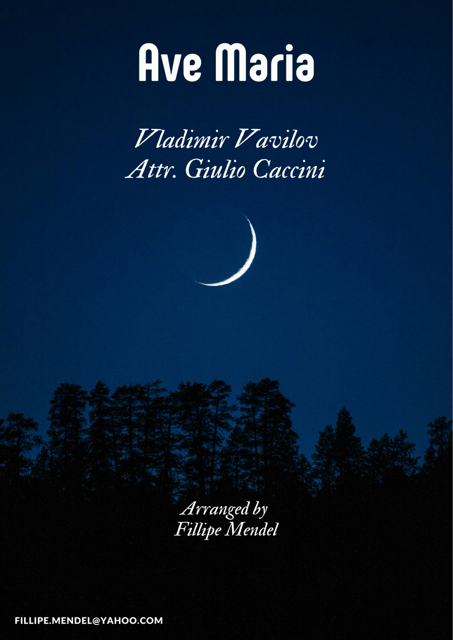 Caccini - Ave Maria (easy piano) Easy Piano scores gallery preview page 1