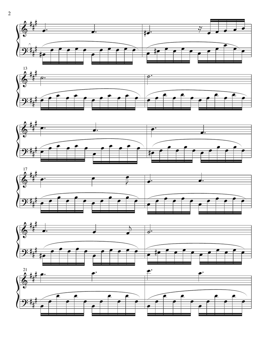 Beethoven Jr. (Revelation Version) Piano Solo scores gallery preview page 2