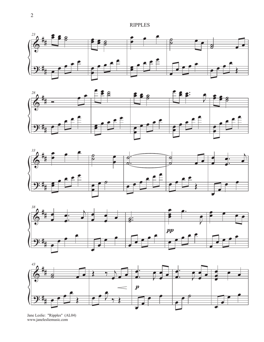 PORTRAITS AND MEMORIES - Piano Sheet Music Collection - by Jane Leslie Piano Solo scores gallery preview page 2