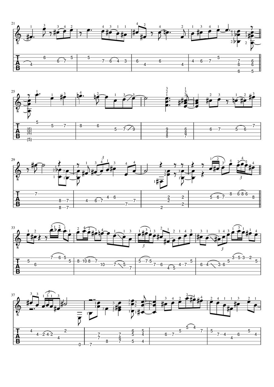 Yardbird Suite Yardbird Suite Electric Guitar scores gallery preview page 2