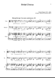 Bridal Chorus. R. Wagner - Viola, Bassoon and Piano. Score and Parts.