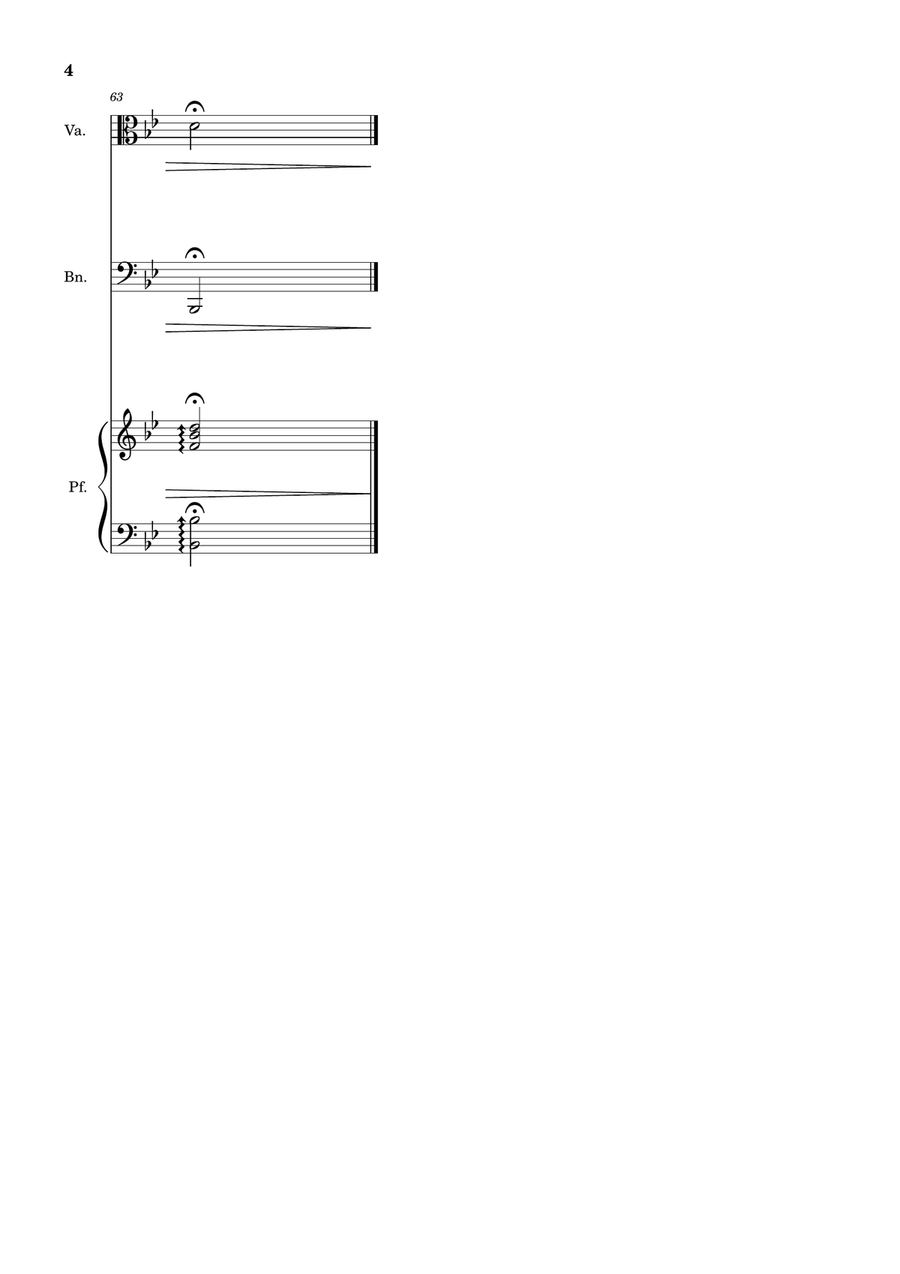 Bridal Chorus. R. Wagner - Viola, Bassoon and Piano. Score and Parts. Chamber Music scores gallery preview page 4