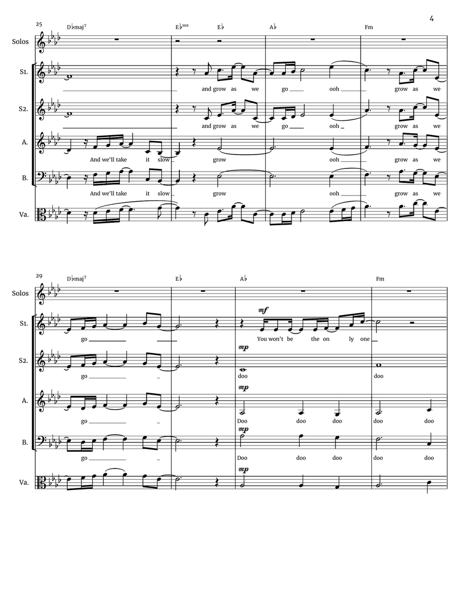 Grow As We Go Grow As We Go A Cappella scores gallery preview page 4