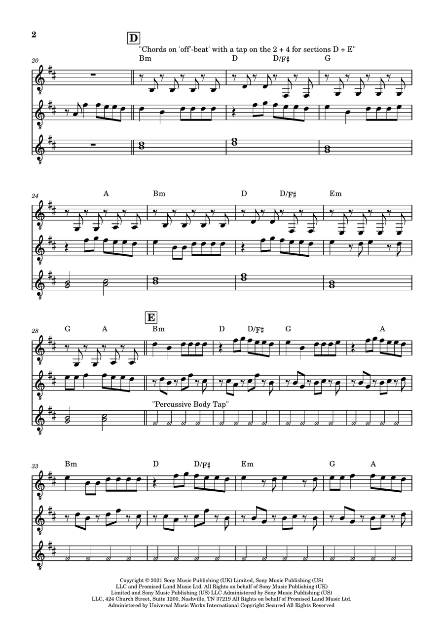 Bad Habits Guitar Ensemble scores gallery preview page 2