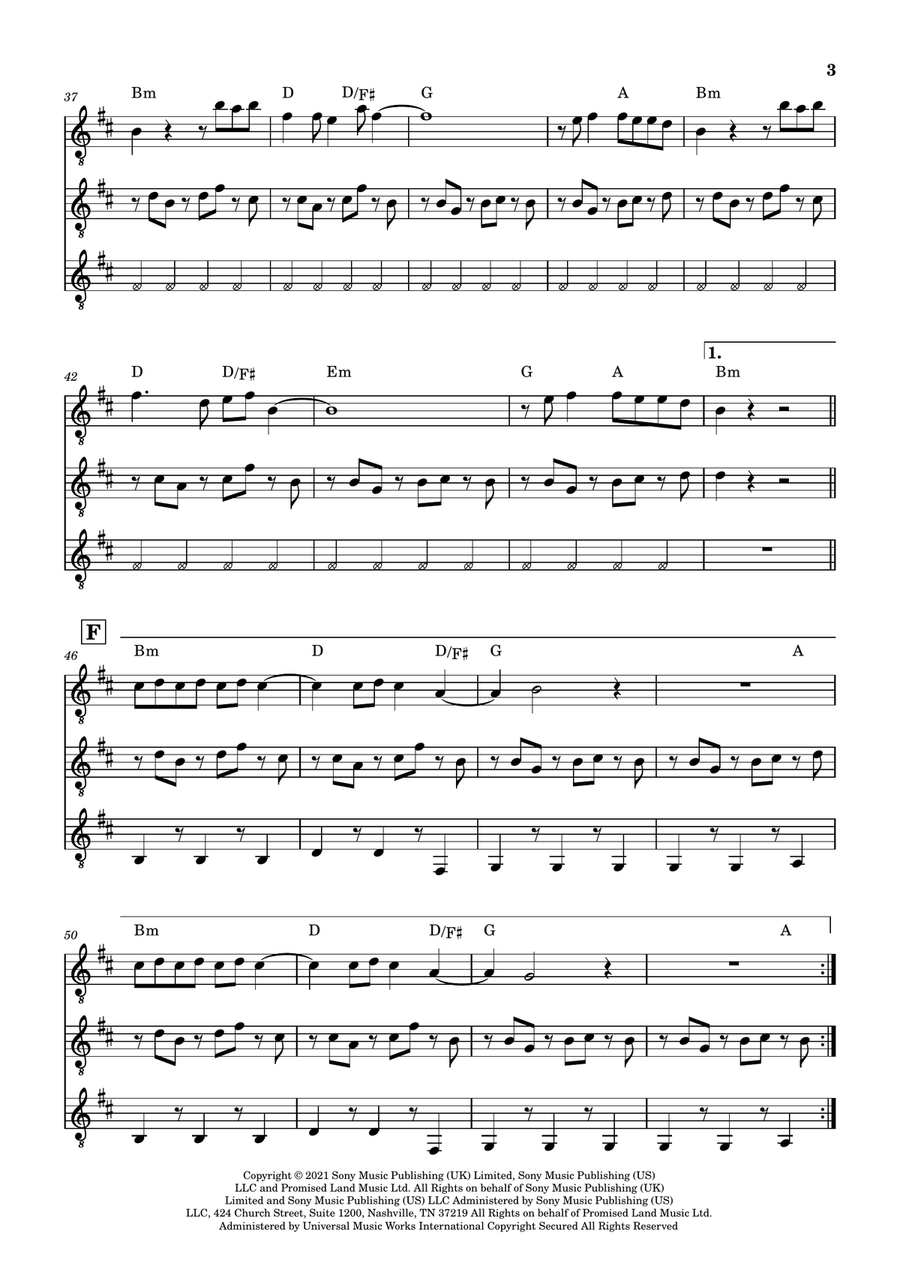 Bad Habits Guitar Ensemble scores gallery preview page 3