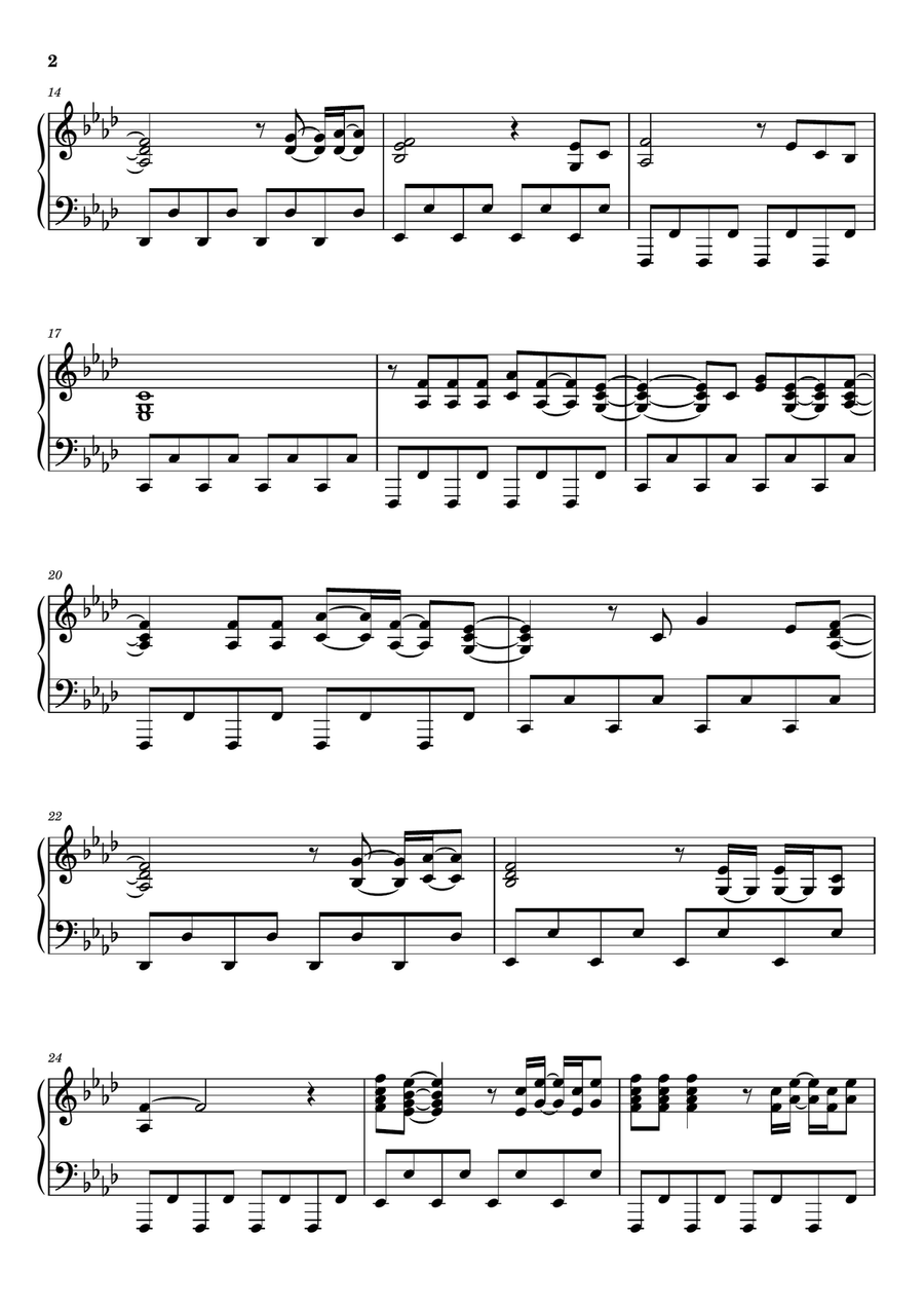 Geronimo's Cadillac Geronimo's Cadillac Piano Solo scores gallery preview page 2