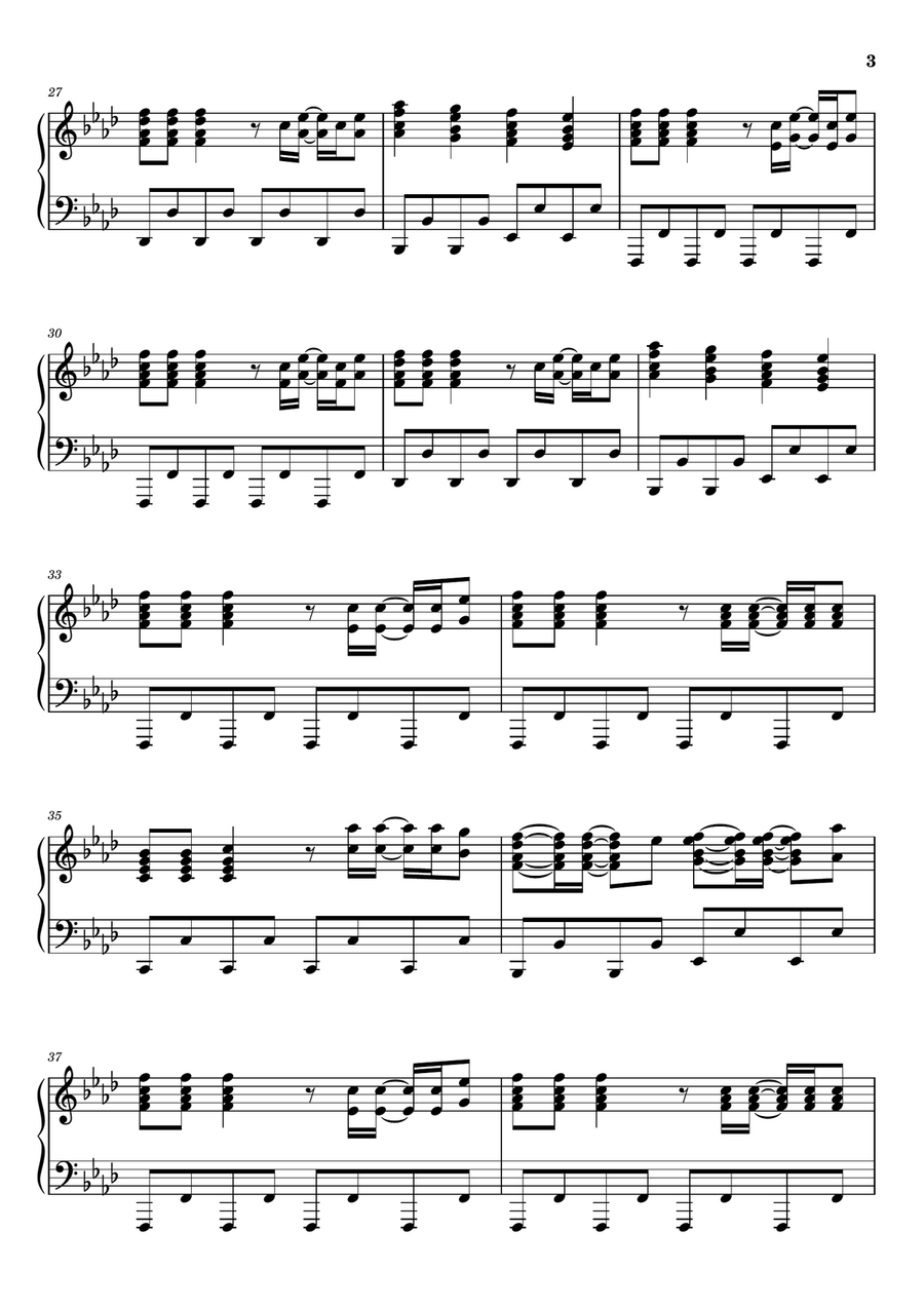 Geronimo's Cadillac Geronimo's Cadillac Piano Solo scores gallery preview page 3