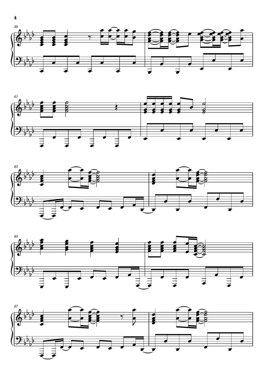 Geronimo's Cadillac Geronimo's Cadillac Piano Solo scores gallery preview page 4