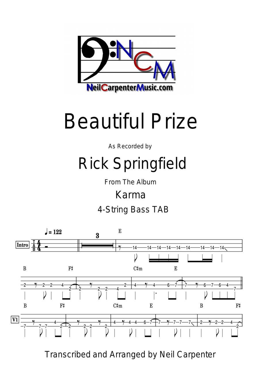 Beautiful Prize Beautiful Prize Acoustic Guitar scores gallery preview page 1