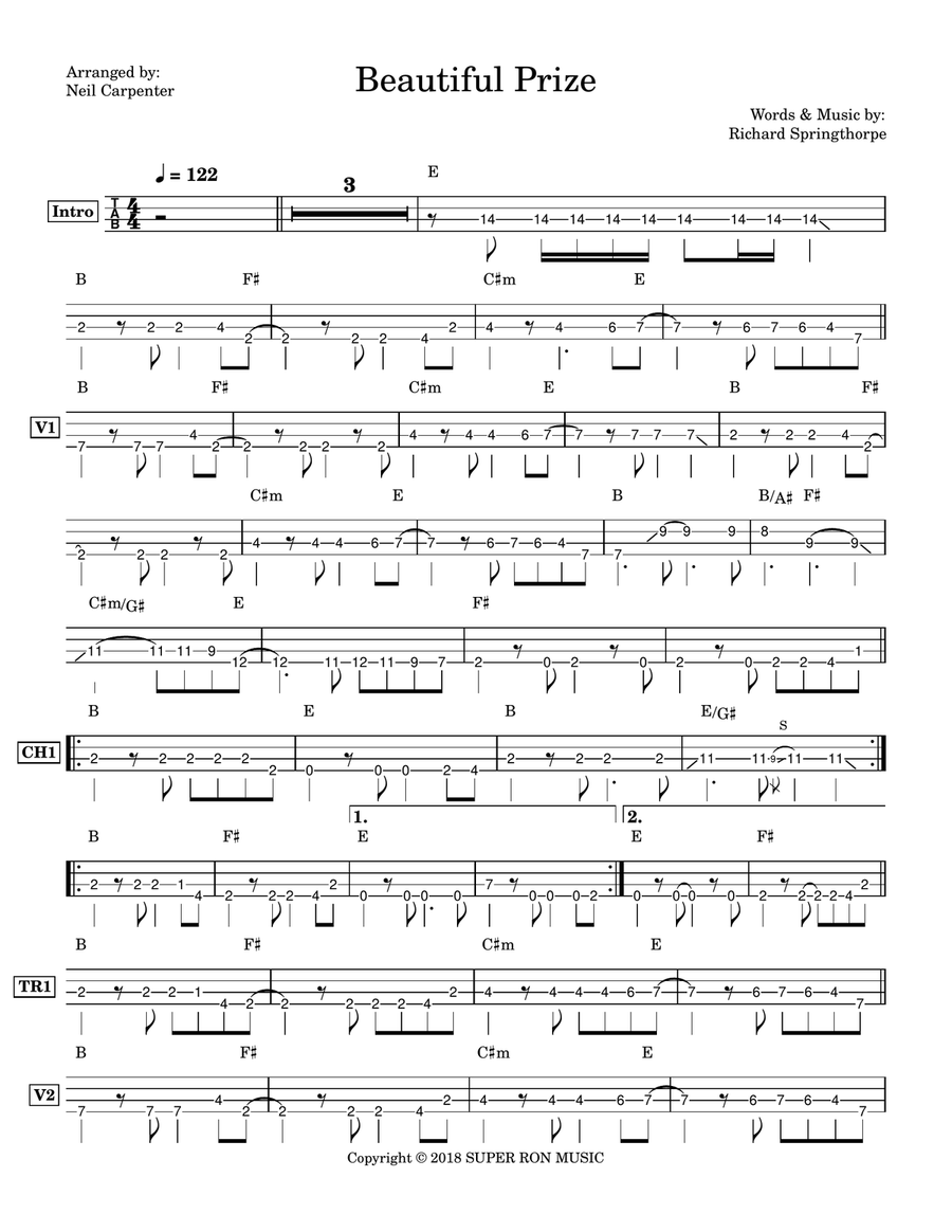 Beautiful Prize Beautiful Prize Acoustic Guitar scores gallery preview page 2