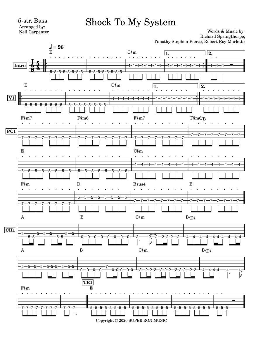 Shock To My System Shock To My System Acoustic Guitar scores gallery preview page 2