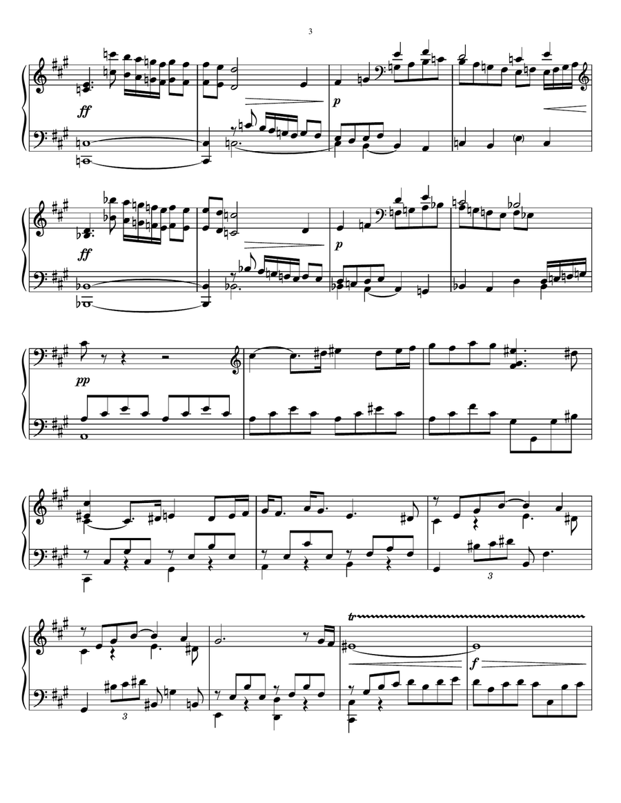Pavane, Op. 50, based on Fauré’s 1913 piano roll performance Piano Solo scores gallery preview page 3