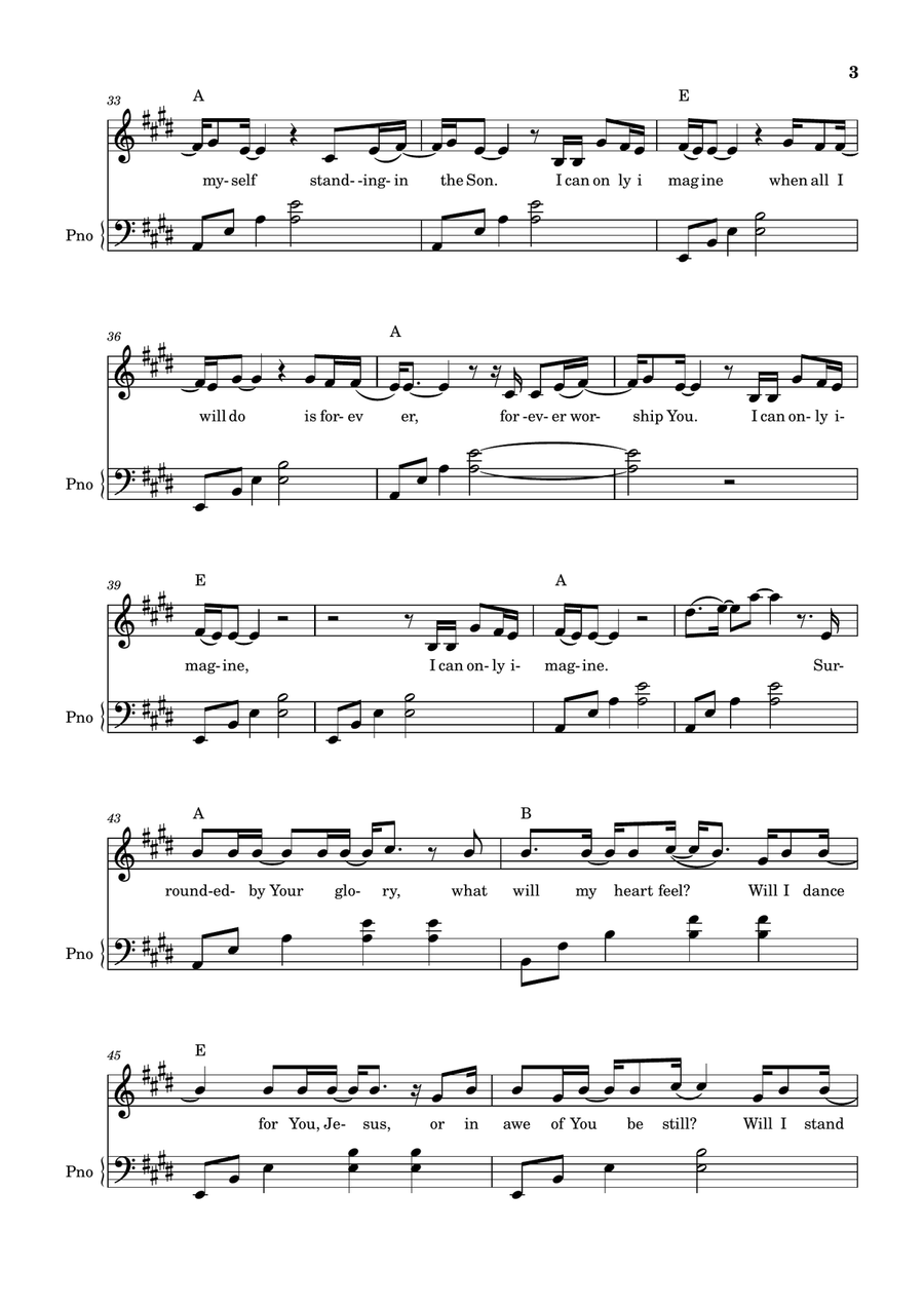 I Can Only Imagine I Can Only Imagine Piano Solo scores gallery preview page 3