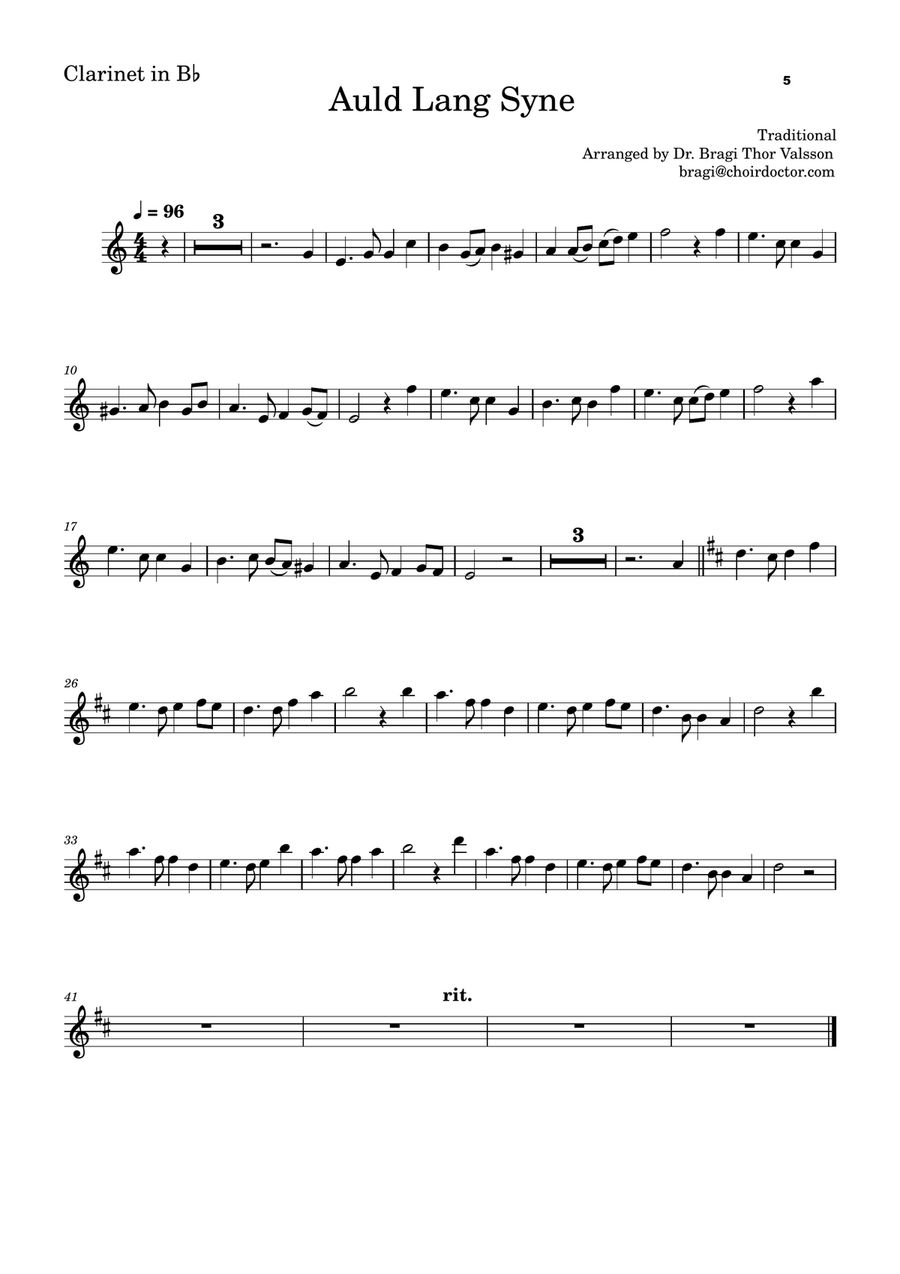 Five Christmas Songs for Flute and Clarinet - volume 3 Woodwind Duet scores gallery preview page 6