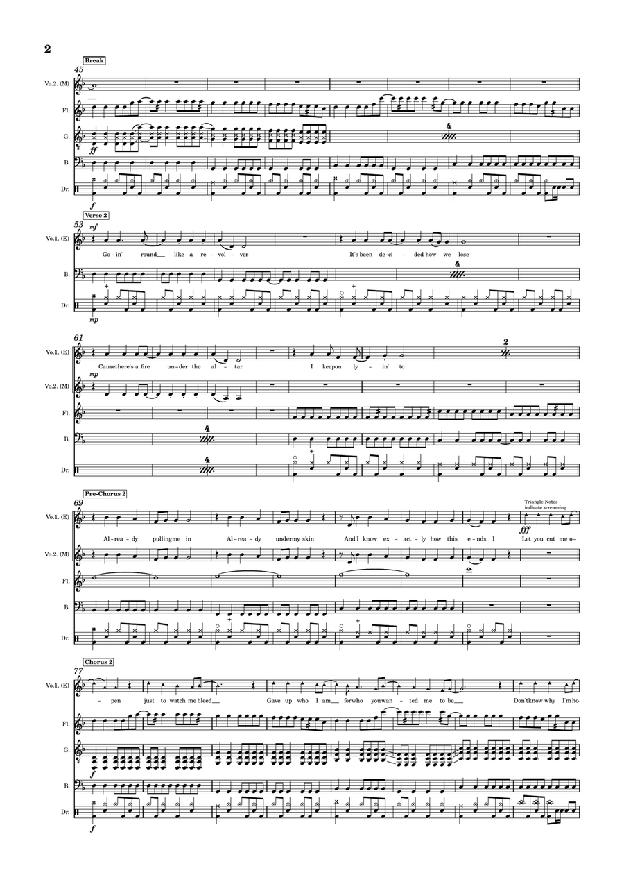 The Emptiness Machine The Emptiness Machine Small Ensemble scores gallery preview page 2