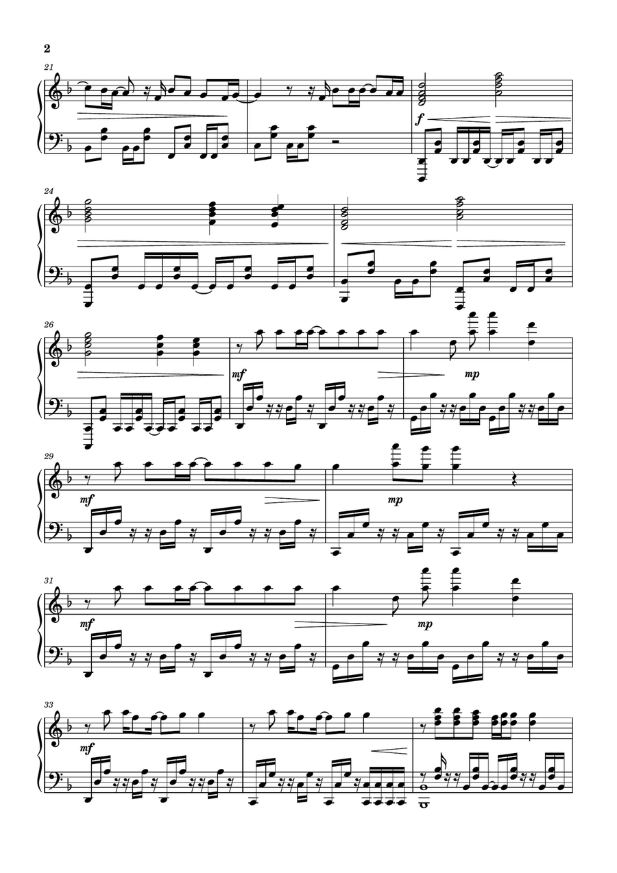 The Emptiness Machine The Emptiness Machine Piano Solo scores gallery preview page 2