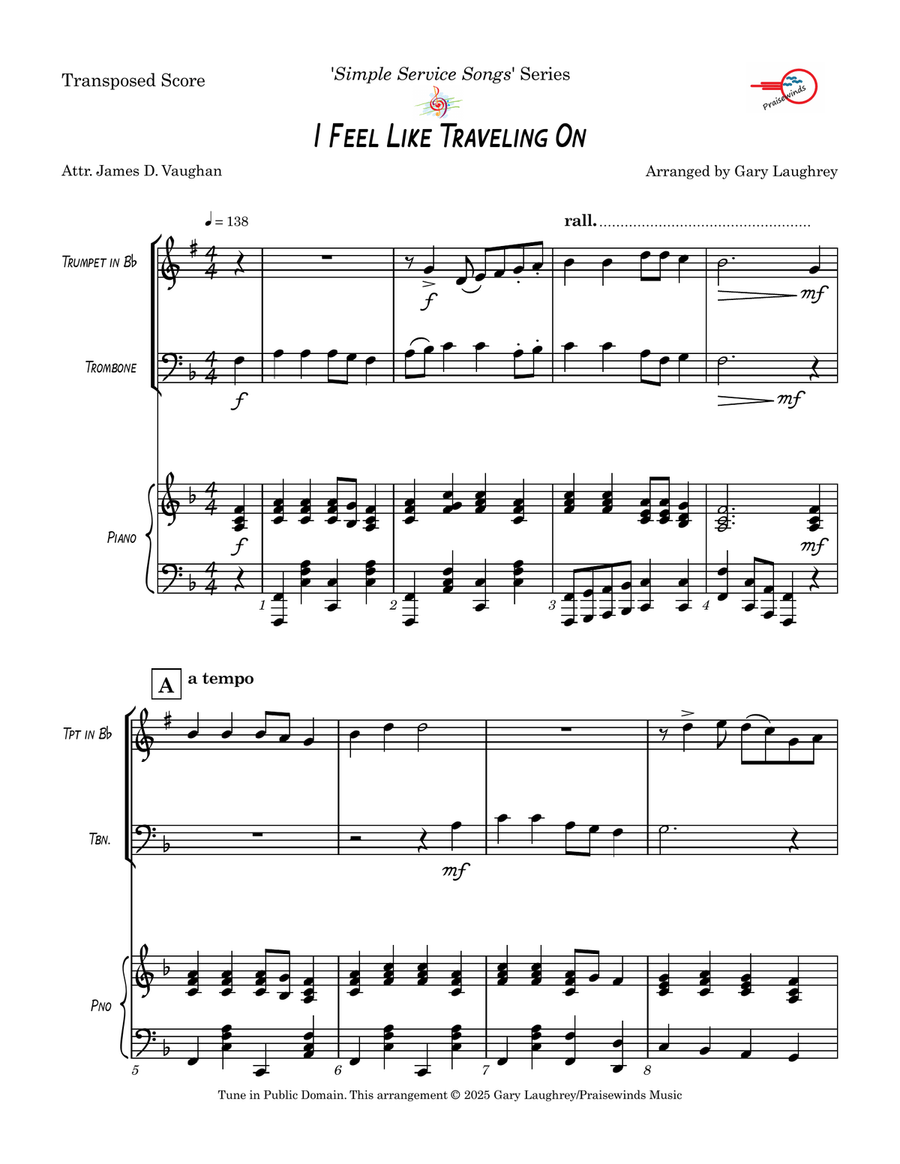 I Feel Like Traveling On I Feel Like Traveling On Small Ensemble scores gallery preview page 2