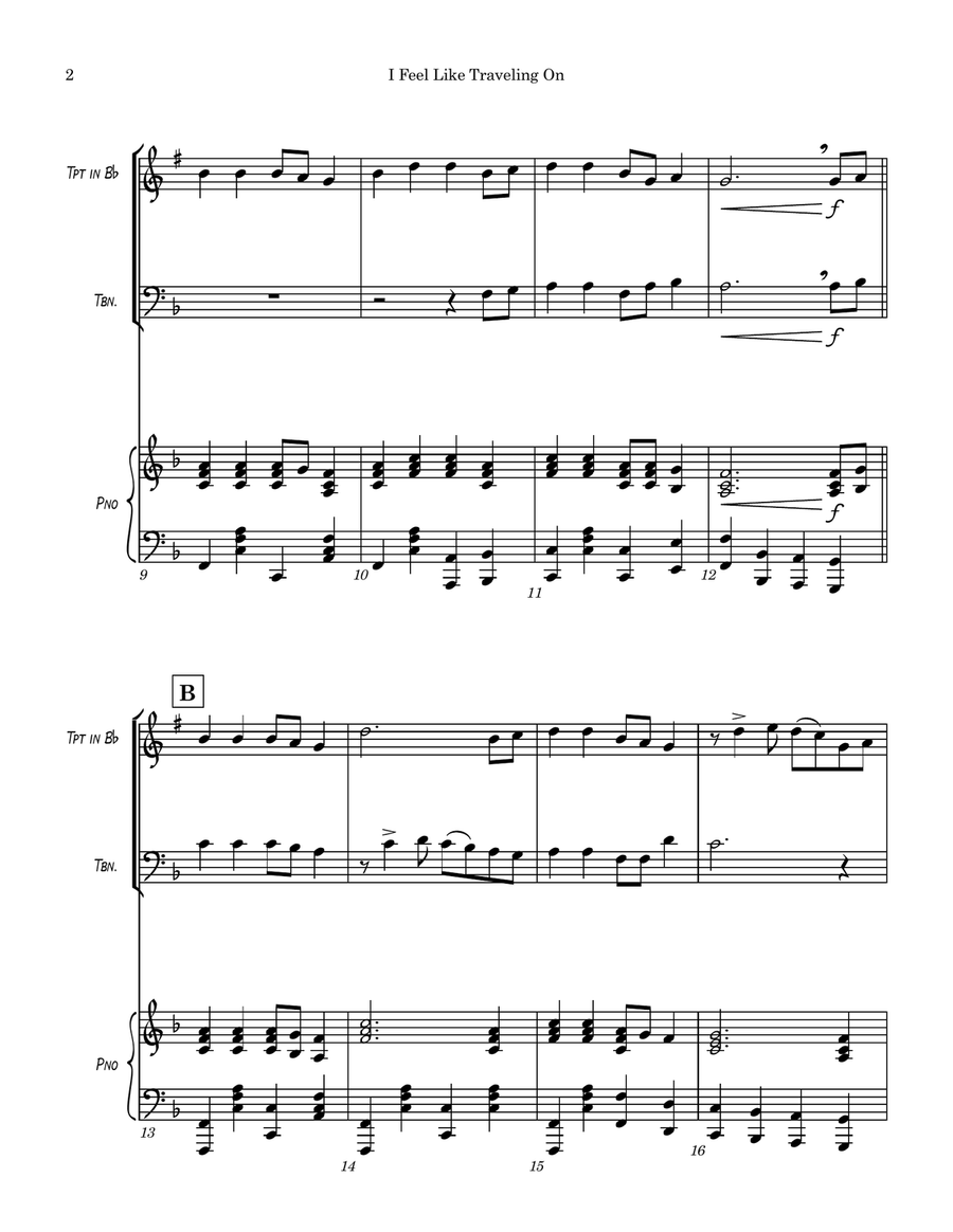 I Feel Like Traveling On I Feel Like Traveling On Small Ensemble scores gallery preview page 3