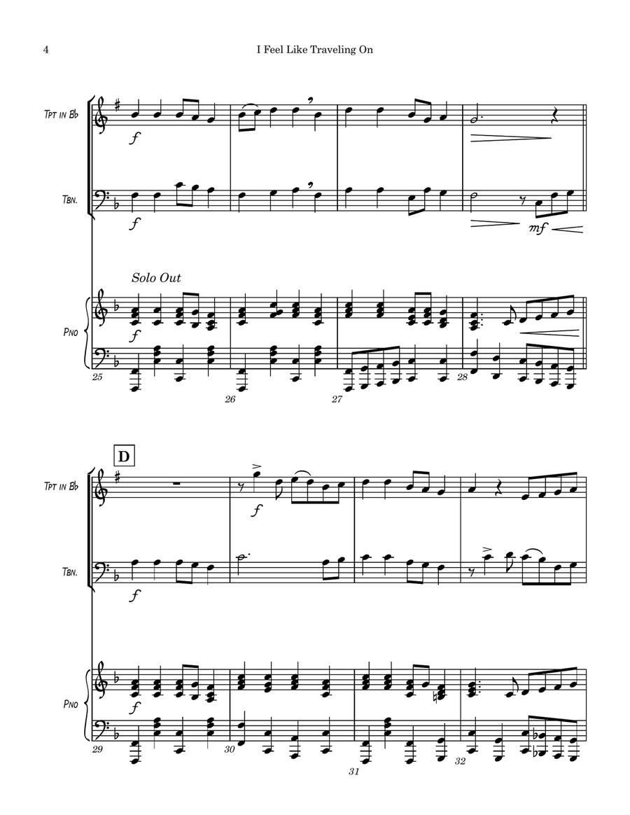 I Feel Like Traveling On I Feel Like Traveling On Small Ensemble scores gallery preview page 5