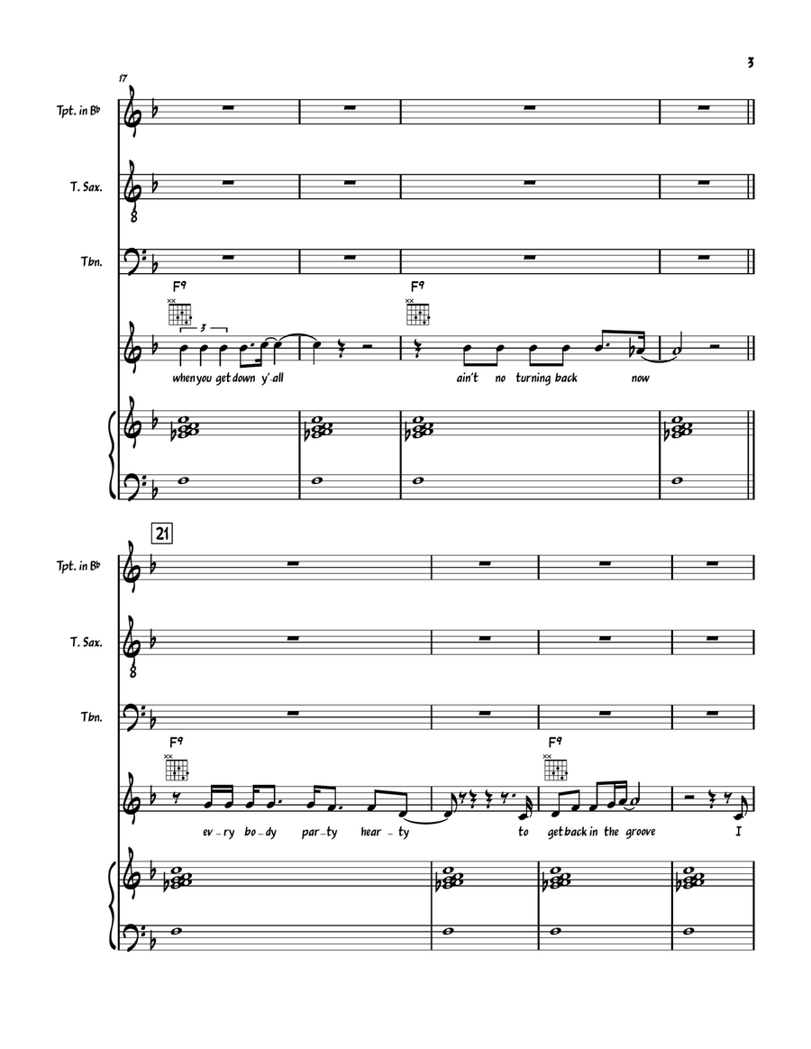 Once You Get Started Jazz Ensemble scores gallery preview page 4