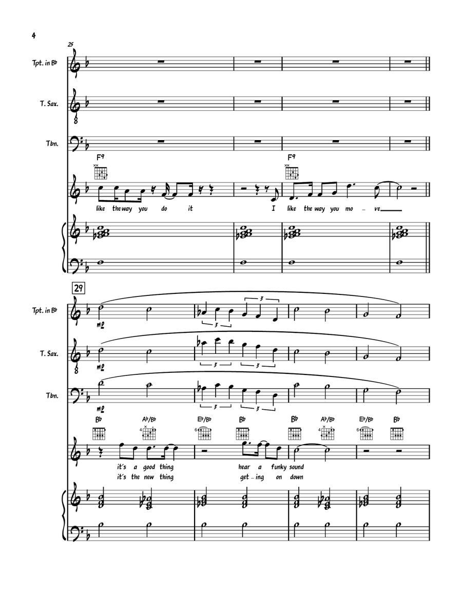 Once You Get Started Jazz Ensemble scores gallery preview page 5