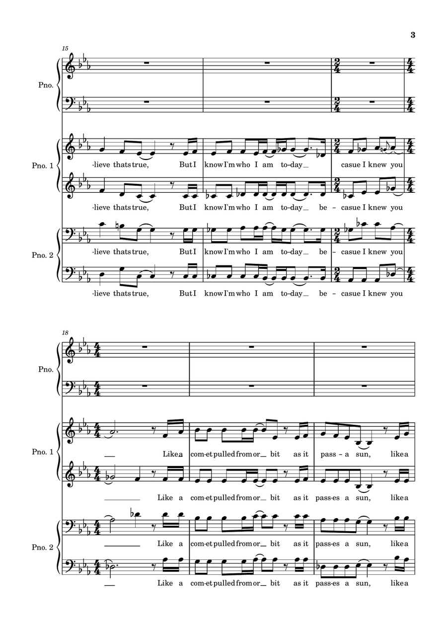 For Good For Good 4-Part scores gallery preview page 3