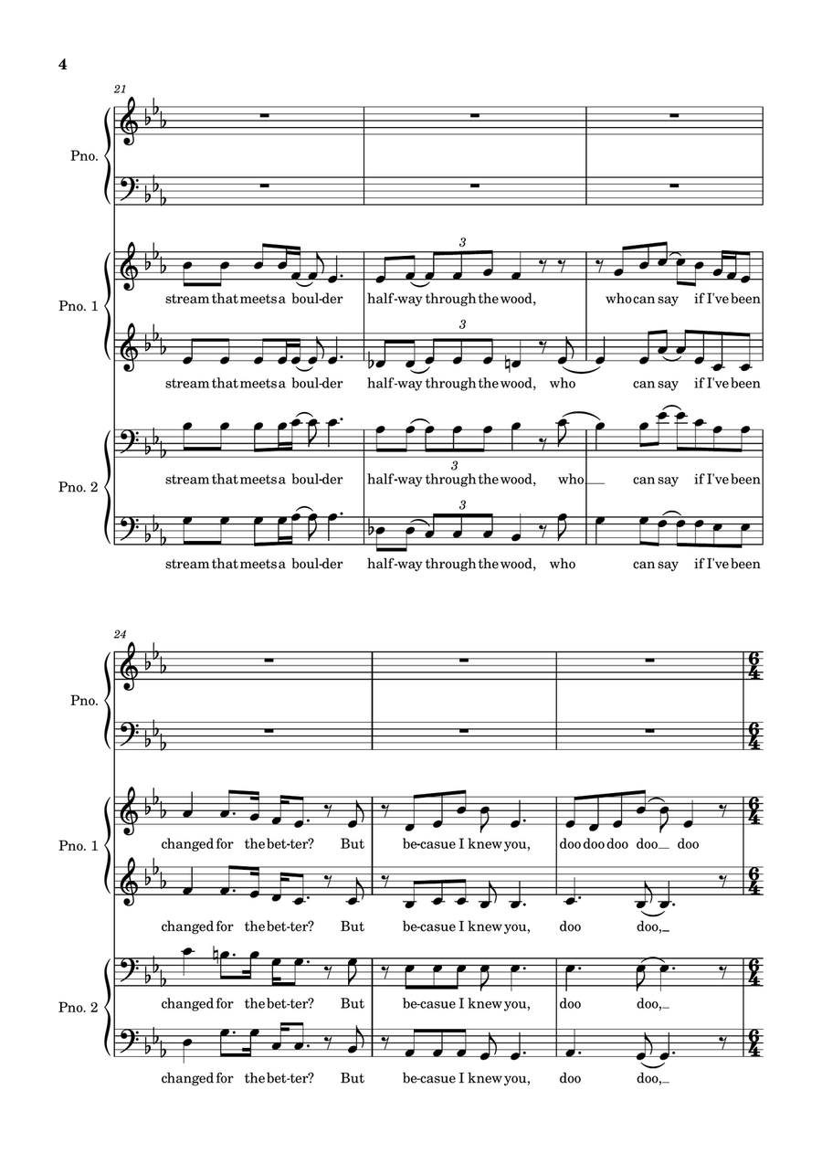 For Good For Good 4-Part scores gallery preview page 4