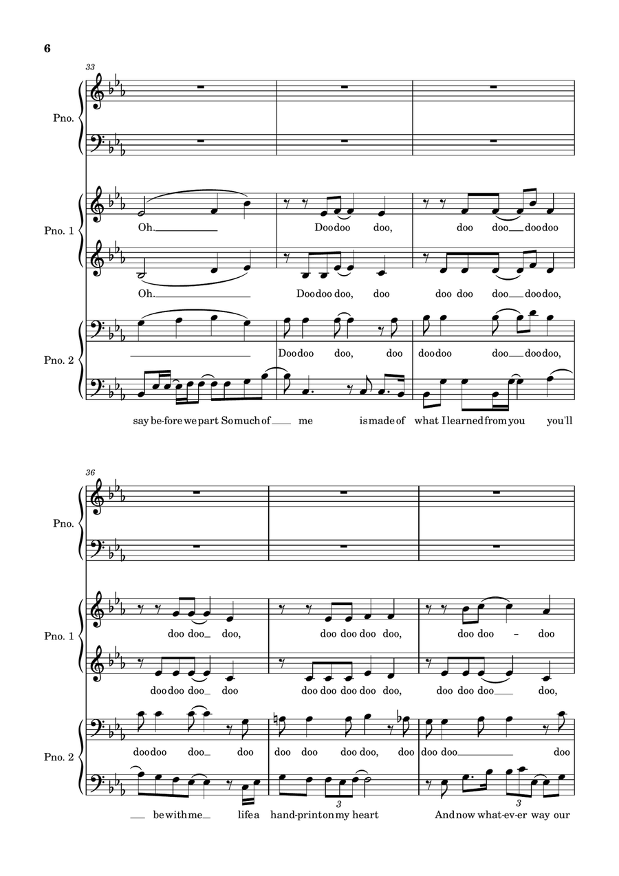 For Good For Good 4-Part scores gallery preview page 6