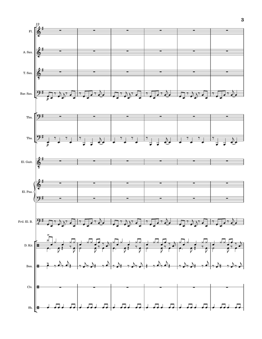 The Community Jazz Band The Community Jazz Band Jazz Ensemble scores gallery preview page 3