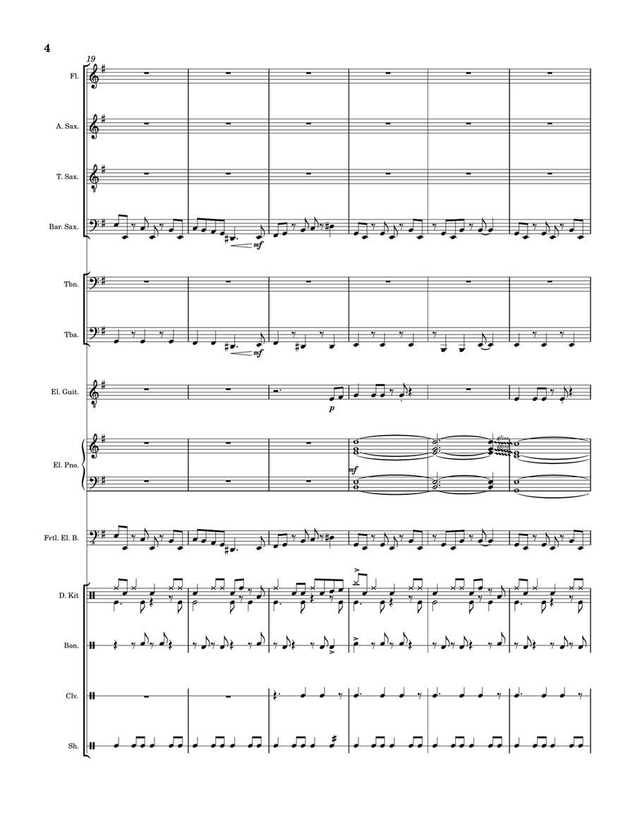 The Community Jazz Band The Community Jazz Band Jazz Ensemble scores gallery preview page 4