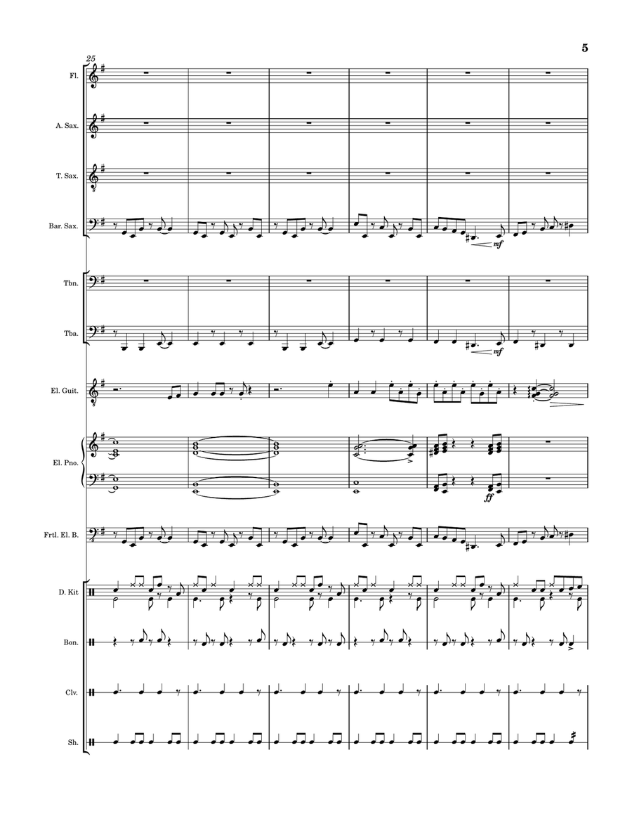 The Community Jazz Band The Community Jazz Band Jazz Ensemble scores gallery preview page 5