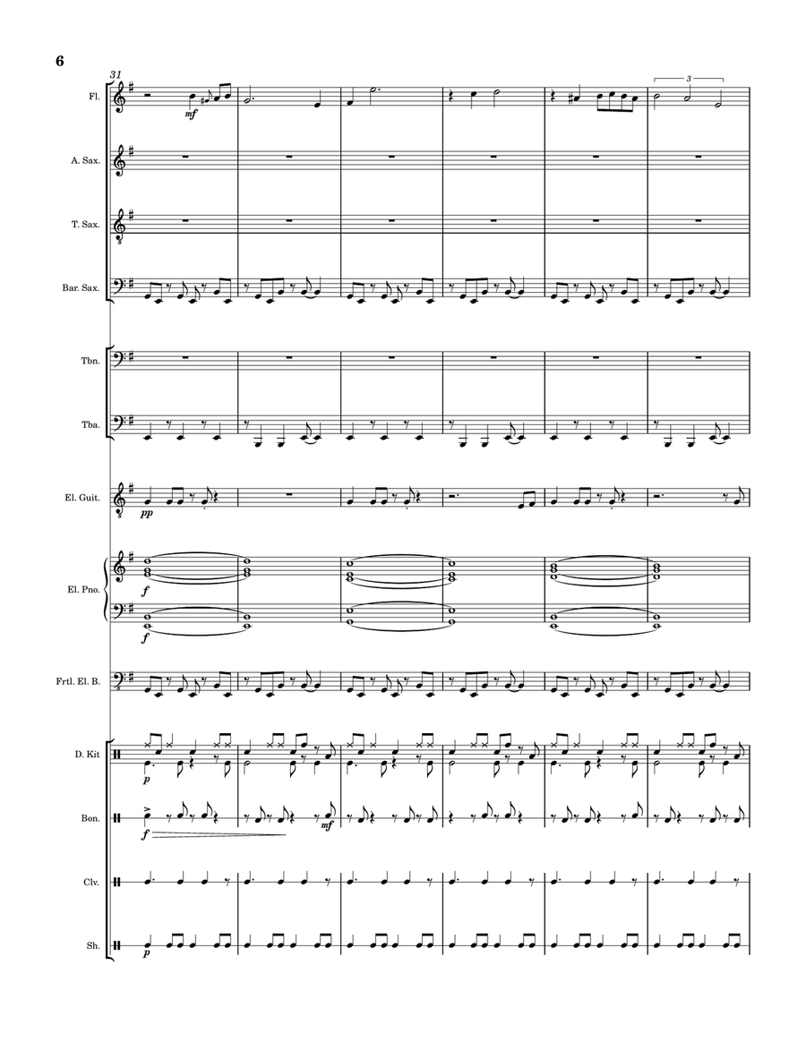 The Community Jazz Band The Community Jazz Band Jazz Ensemble scores gallery preview page 6