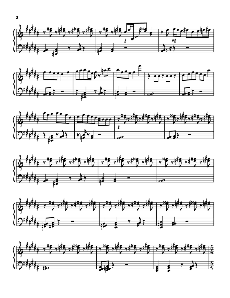 A Short Rhapsody made to Lose Your Mind Marimba scores gallery preview page 2