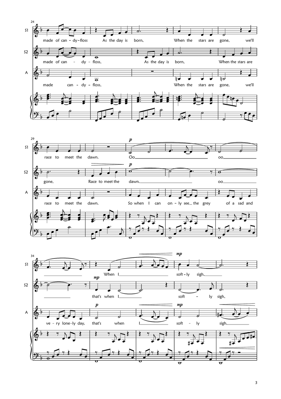 White Horses White Horses SSA scores gallery preview page 3