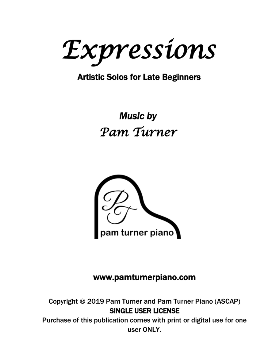 Expressions (Artistic Solos for Late Beginners) Piano Method scores gallery preview page 2
